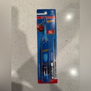 Brush Buddies Blue Hot Wheels Kids Electric Toothbrush Sonic  size OS-NWT